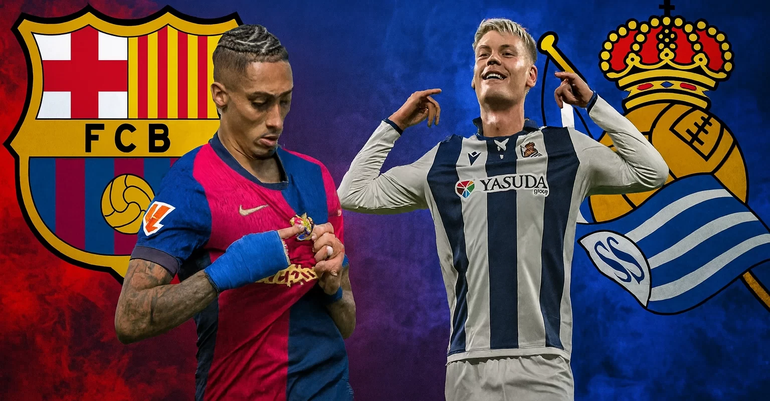 Pronostico Over 2.5 Barcellona vs Real Sociedad | Quote, Statistiche e Analisi Pre-Partita